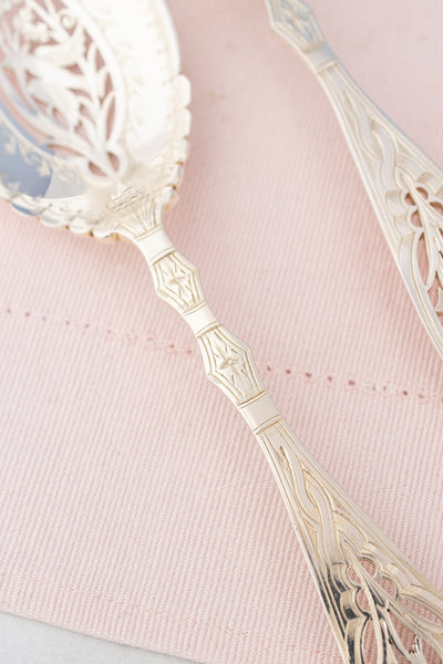 Scottish Victorian Silverplate Serving Set