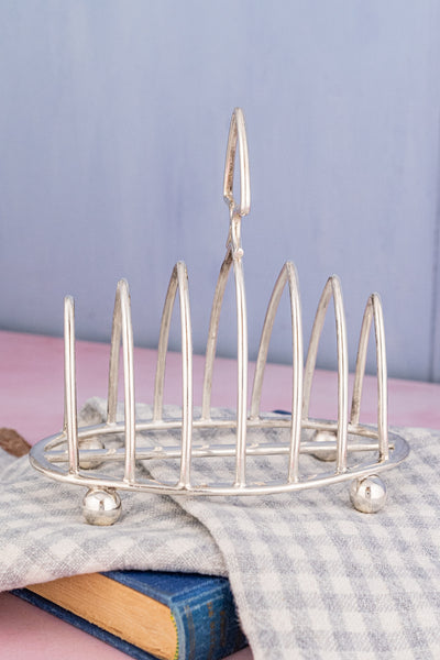 Edwardian Silverplate Toast Rack