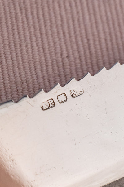 Victorian Silverplate and Mother of Pearl Dessert Serving Set