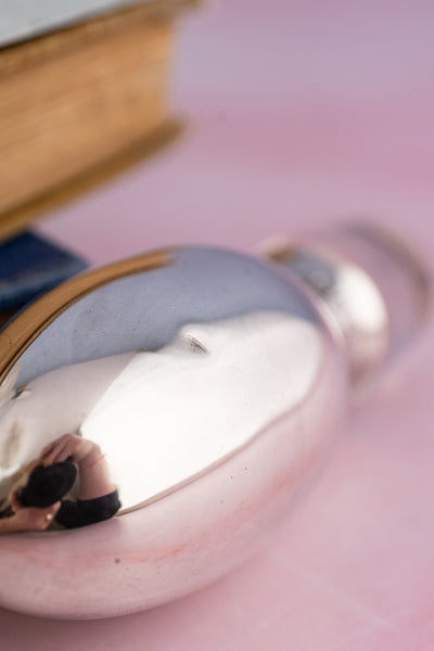 Victorian Sterling Silver & Engraved Decanter