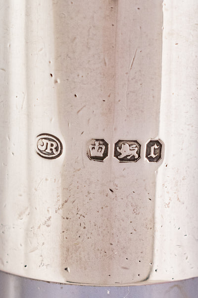 Victorian Sterling Silver & Engraved Decanter