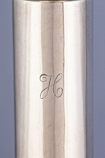 Victorian Sterling Silver & Engraved Decanter