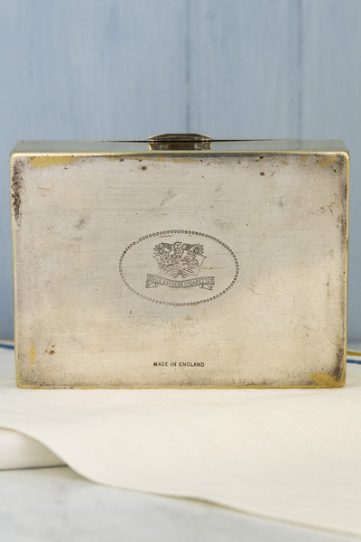Vintage Brass Cigarette Box