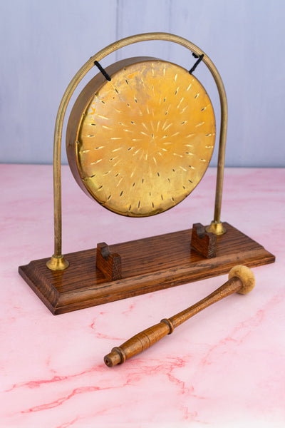 Vintage Brass Dressing Gong
