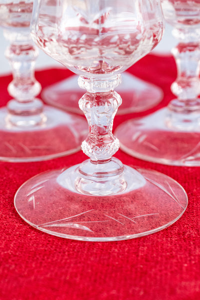 Vintage Cambridge Adonis Glasses - Set of 4