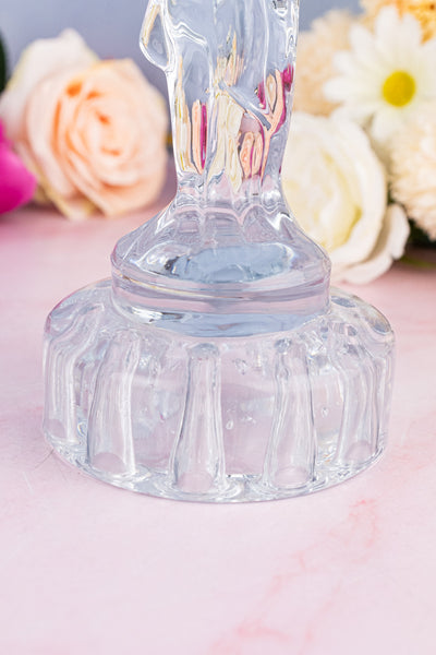 Vintage Cambridge Glass Floral Figural