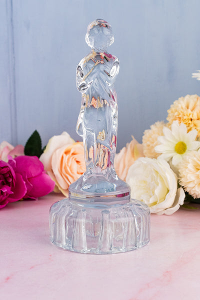 Vintage Cambridge Glass Floral Figural