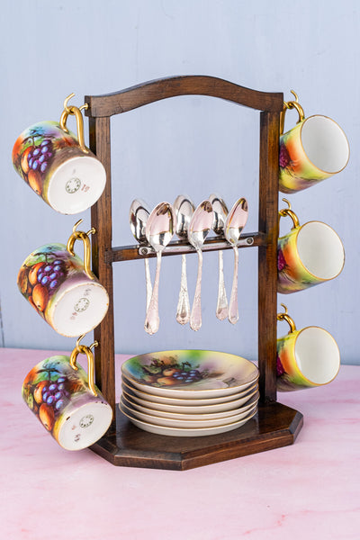 Vintage Coffee Service with Stand