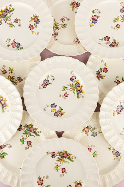 Vintage Copeland Spode Dessert Plate Set