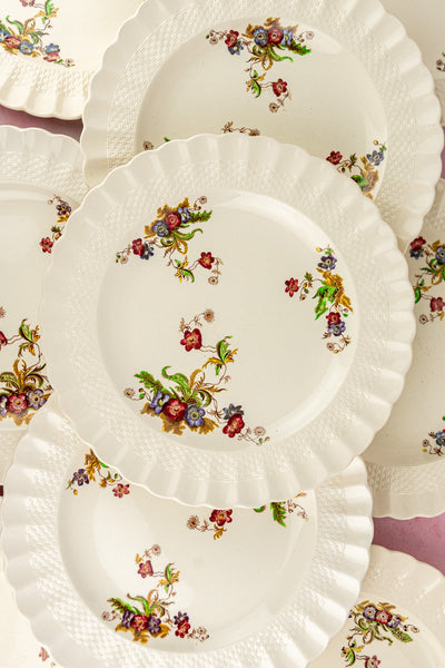 Vintage Copeland Spode Dinner Plate Set