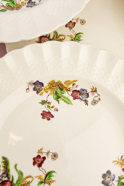 Vintage Copeland Spode Luncheon Plate Set