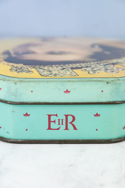Vintage Queen Elizabeth II 1953 Coronation Tin