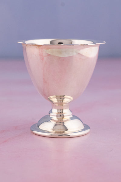 Vintage English Silverplate Egg Cup