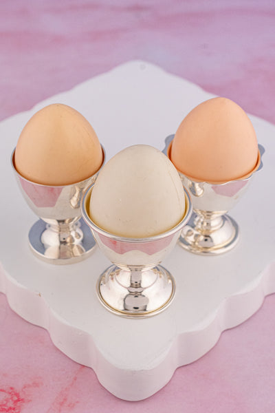 Vintage English Silverplate Egg Cup