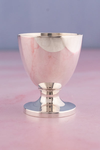 Vintage English Silverplate Egg Cup