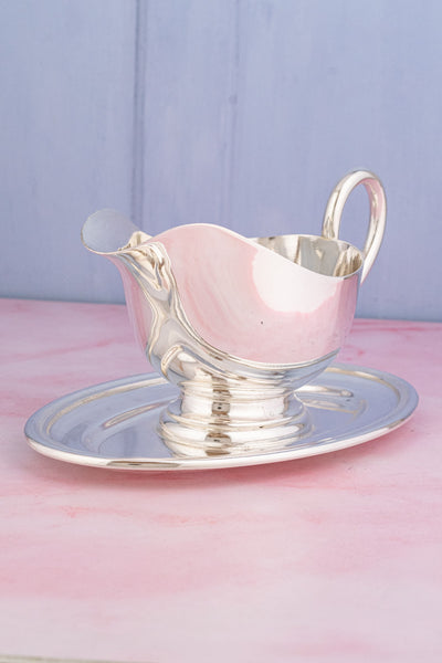 Vintage Silverplate Sauce Boat