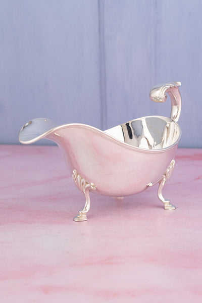 Vintage Silverplate Sauce Boat