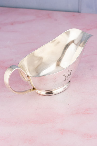 Vintage Silverplate Sauce Boat