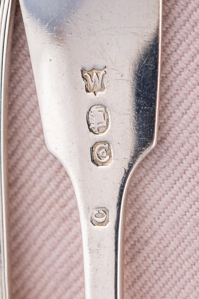 Vintage English Silverplate & Gilded Egg Spoon