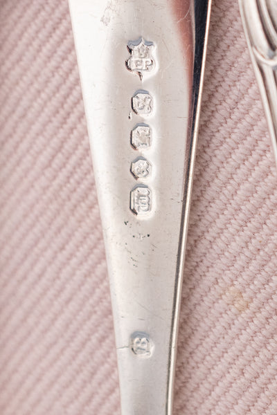 Vintage English Silverplate & Gilded Egg Spoon