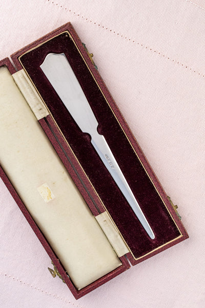Vintage English Sterling Silver Letter Opener