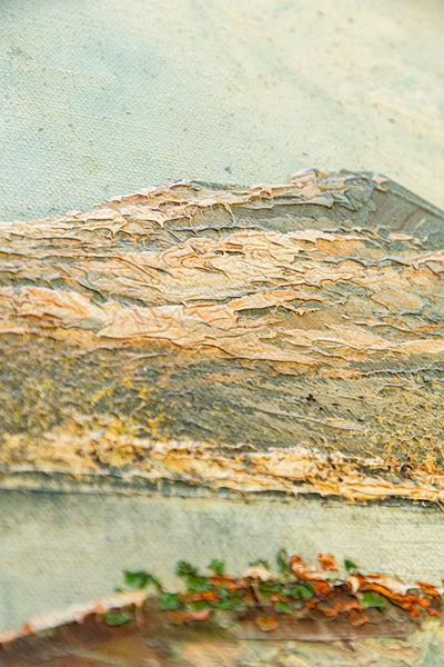 Vintage Fall Landscape Painting