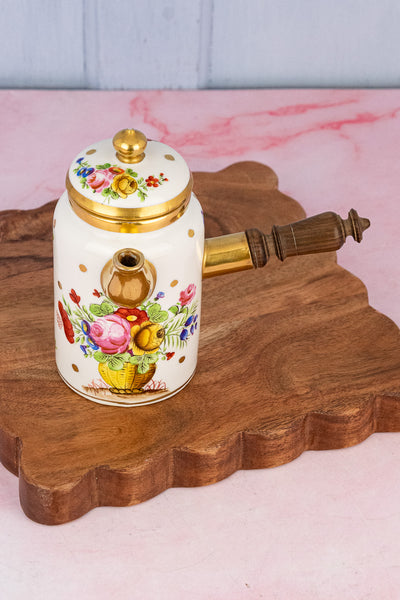 Vintage French Delvaux Chocolate Pot