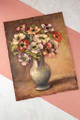 Vintage French Floral Painting