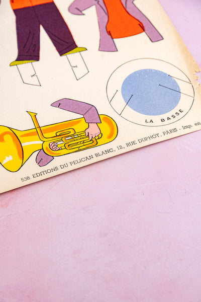 Vintage French Paper Doll Kit