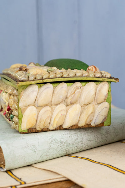 Vintage French Cherbourg Shell Box