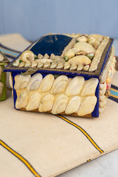 Vintage French Cherbourg Shell Box
