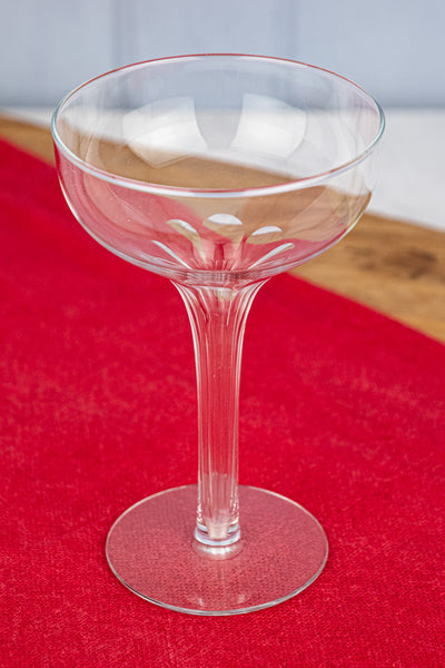 Vintage Hollow Stem Champagne Coupes - Set of 6