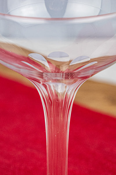 Vintage Hollow Stem Champagne Coupes - Set of 6