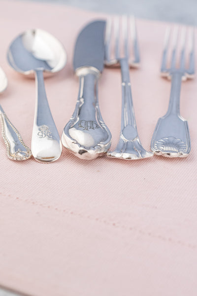 Vintage Silverplate Hotel Flatware - 5 Piece Placesetting