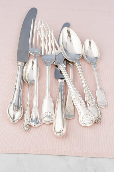 Vintage Silverplate Hotel Flatware - 5 Piece Placesetting