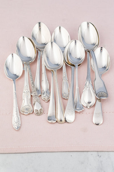 Vintage Silverplate Hotel Flatware - Teaspoon