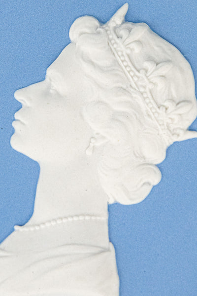 Vintage Queen Elizabeth II Wedgwood Cameo Pair