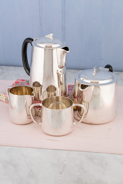Vintage Silverplate 4 Piece Tea & Coffee Set