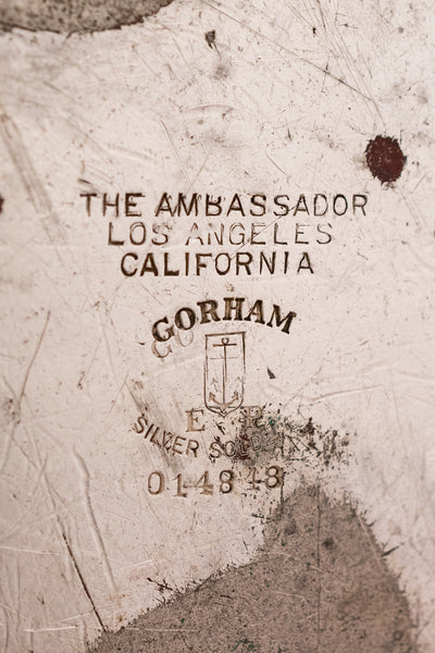 Vintage Silverplate Ambassador Hotel Champagne Bucket