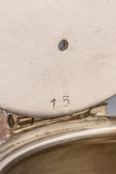 Vintage Silverplate Broggi Italian Navy Beverage Pot