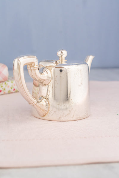 Vintage Silverplate Broggi Italian Navy Beverage Pot