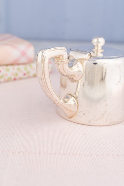 Vintage Silverplate Broggi Italian Navy Beverage Pot