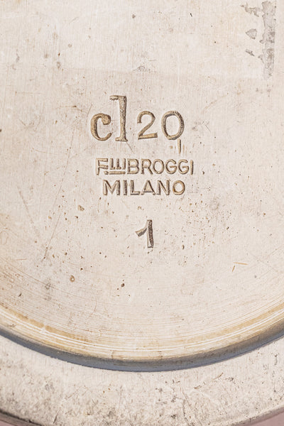 Vintage Silverplate Broggi Italian Navy Beverage Pot