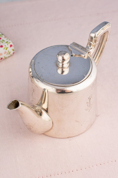 Vintage Silverplate Broggi Italian Navy Beverage Pot