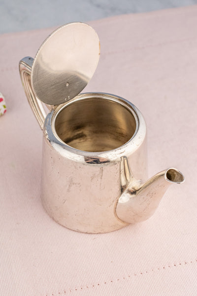 Vintage Silverplate Broggi Italian Navy Beverage Pot