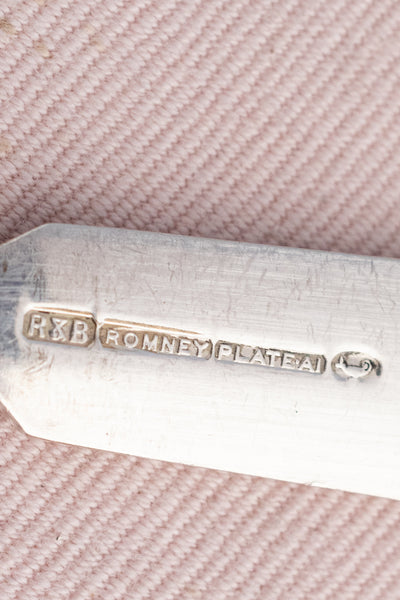 Vintage Silverplate Cunard White Star Line Fork & Knife Set