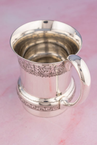 Vintage Silverplate English Mugs (Prices Vary!)