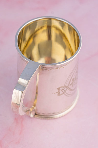 Vintage Silverplate English Mugs (Prices Vary!)