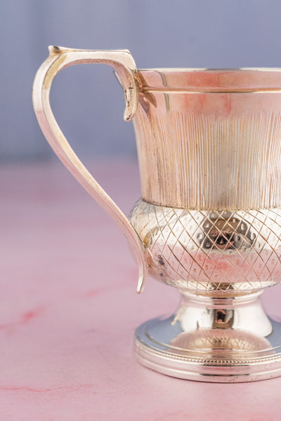 Vintage Silverplate English Mugs (Prices Vary!)