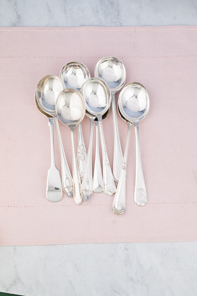 Vintage Silverplate English Soup Spoon